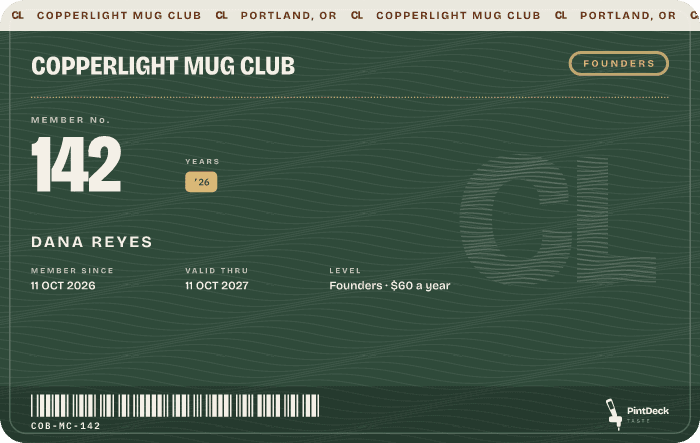Founders membership card