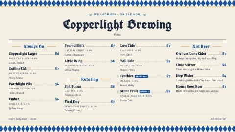 Bierhalle theme