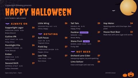 Halloween theme
