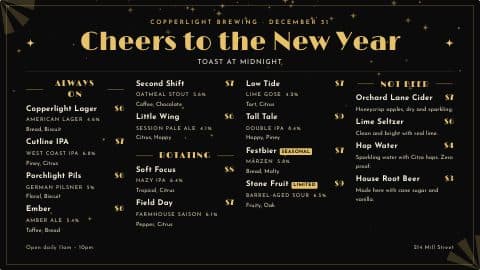 New Year’s Eve theme