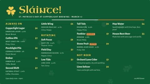 St. Patrick’s Day theme