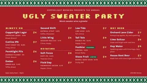 Ugly Sweater theme